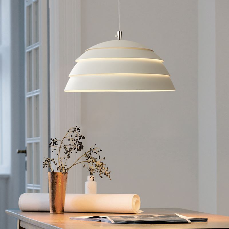 Dome-Shaped LED Pendant Light