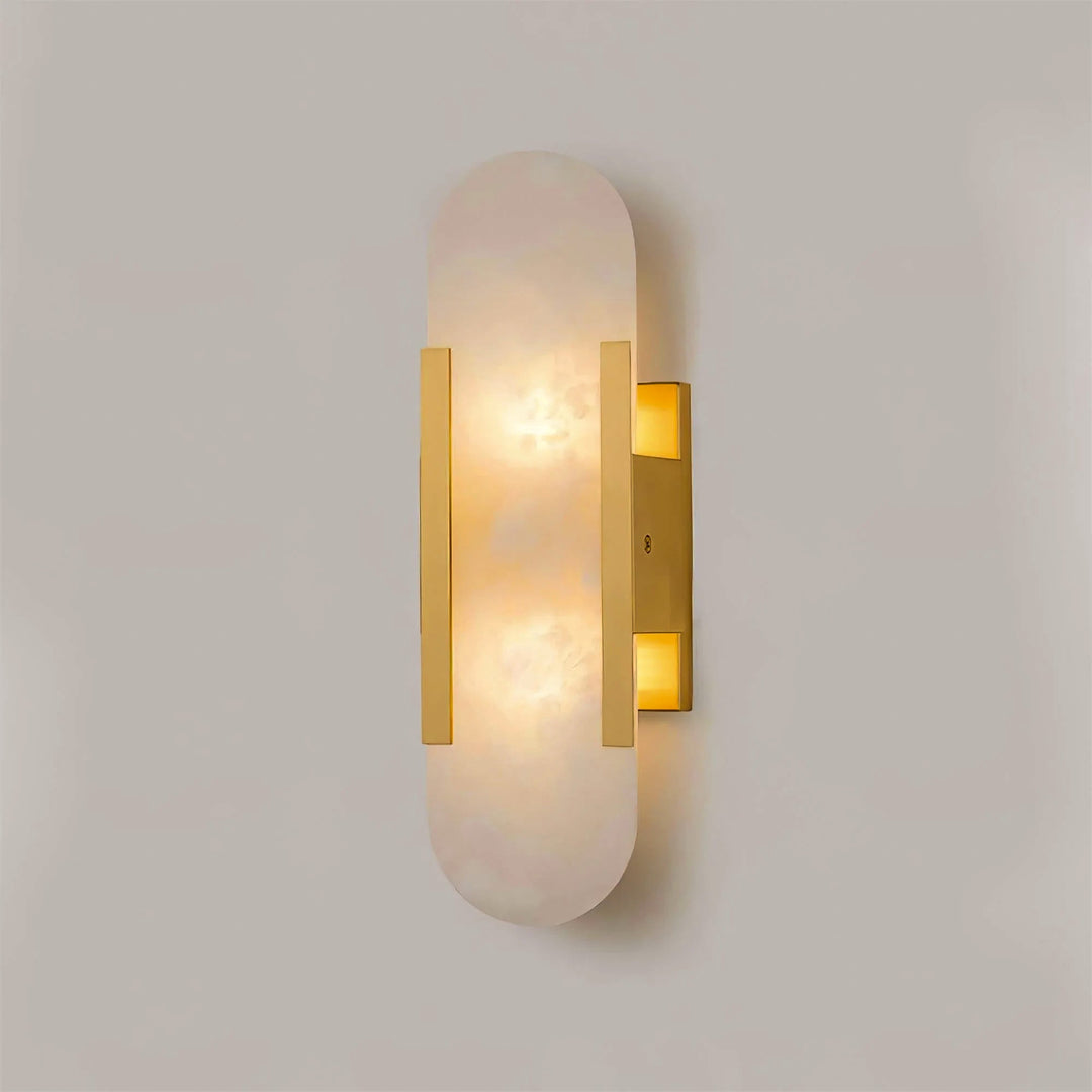 Wall Lamp Melange Elongated Alabaster
