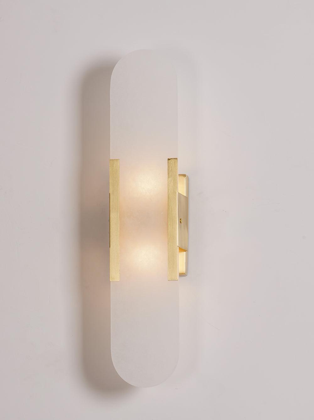 Wall Lamp Melange Elongated Alabaster