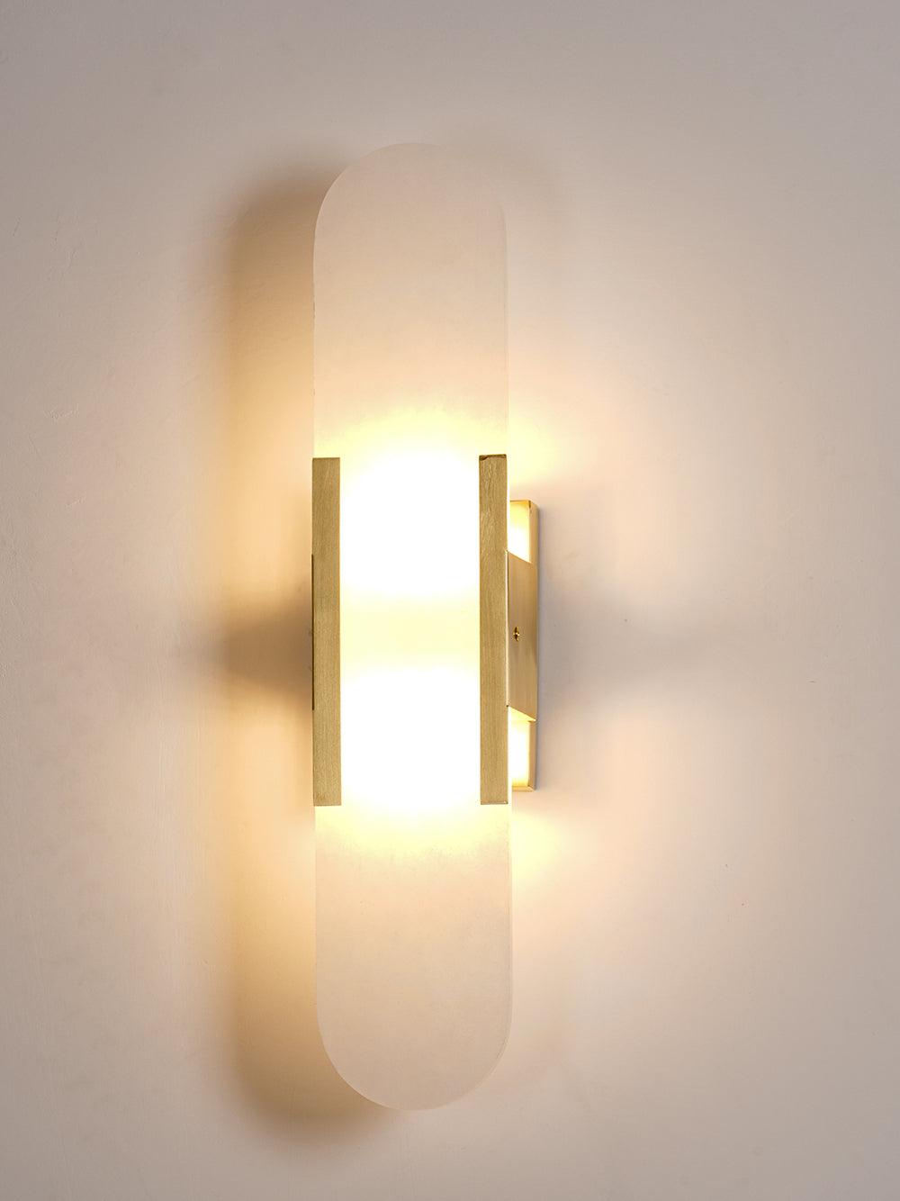 Wall Lamp Melange Elongated Alabaster