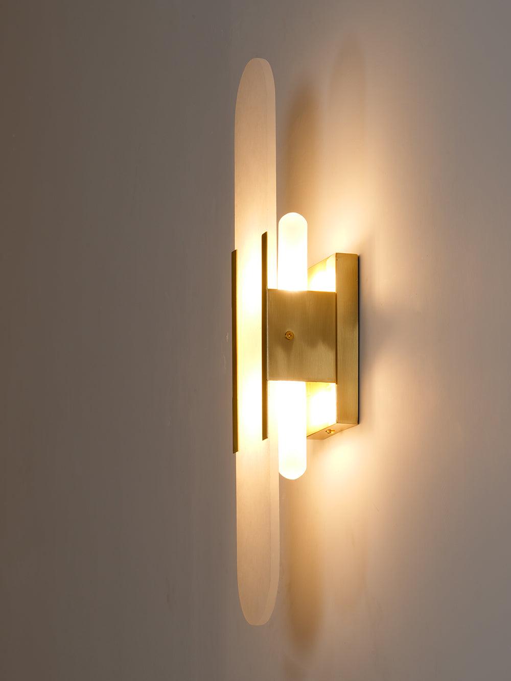 Wall Lamp Melange Elongated Alabaster
