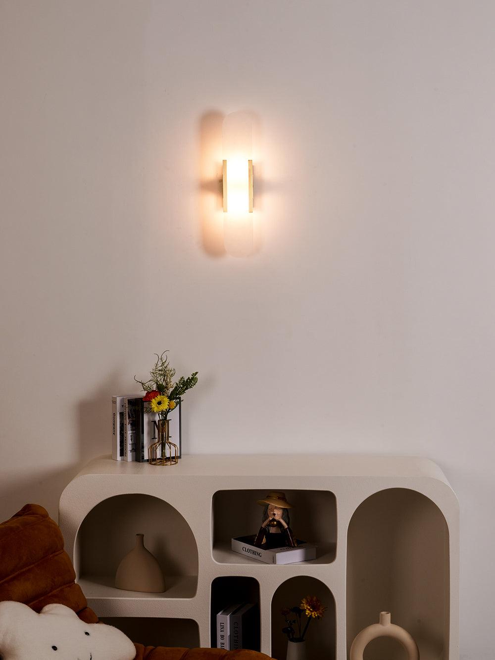 Wall Lamp Melange Elongated Alabaster