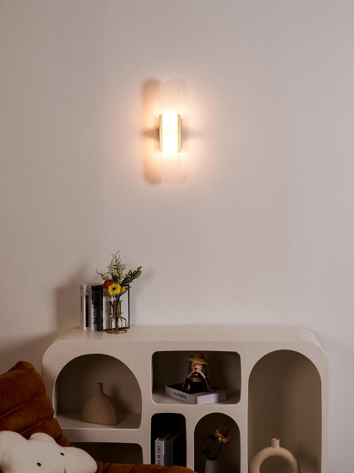 Wall Lamp Melange Elongated Alabaster
