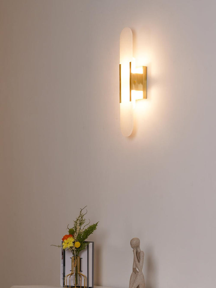 Wall Lamp Melange Elongated Alabaster
