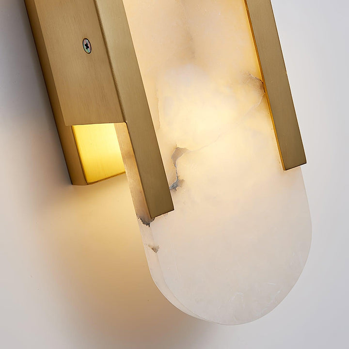 Wall Lamp Melange Elongated Alabaster