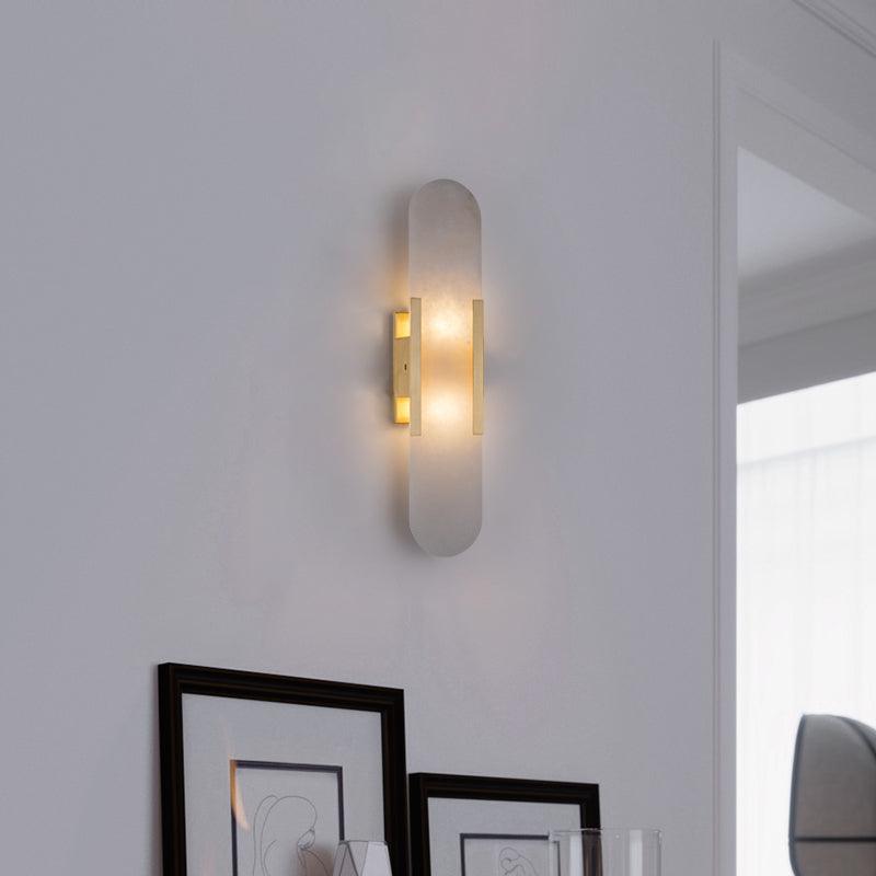 Wall Lamp Melange Elongated Alabaster