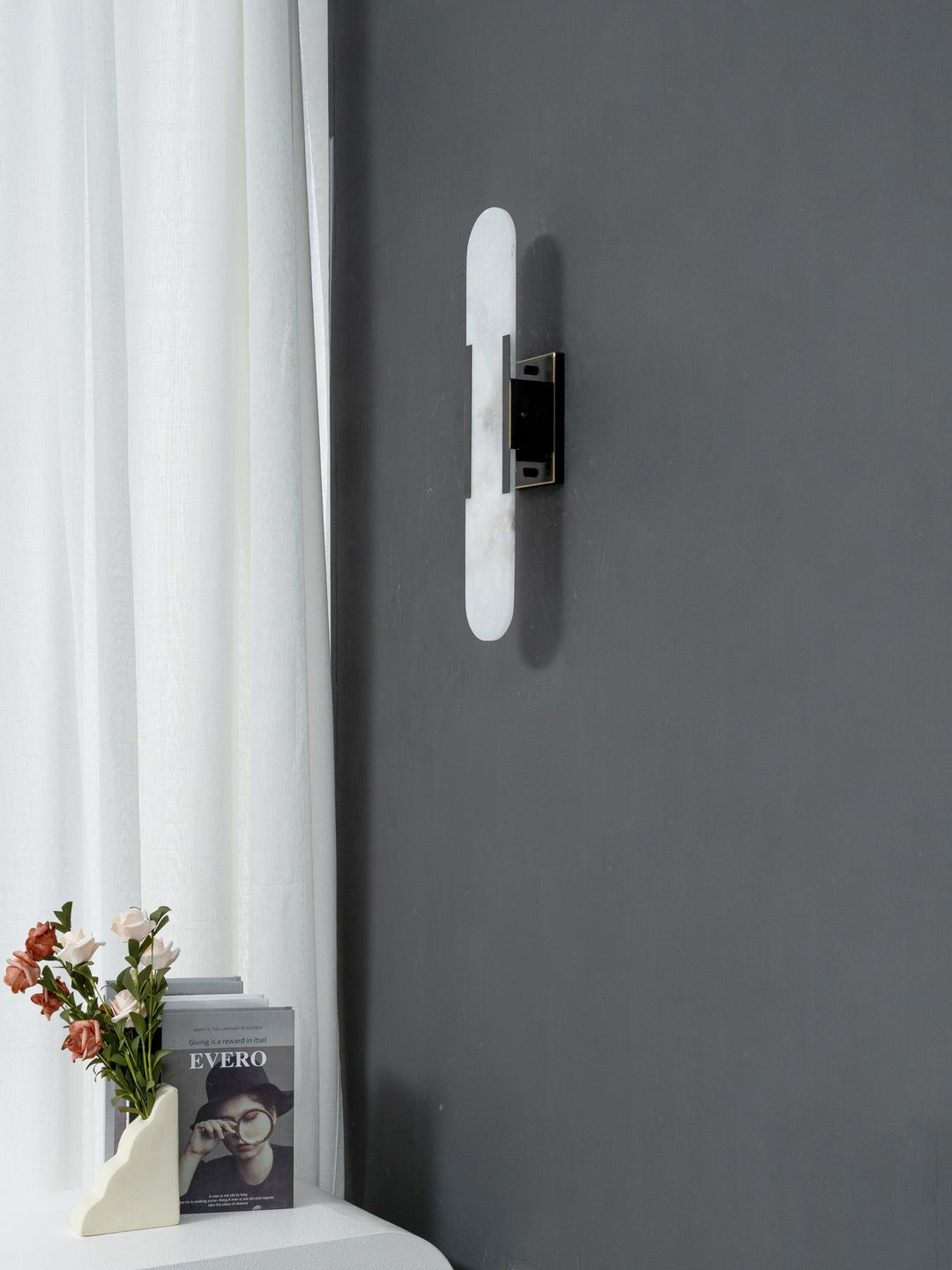 Wall Lamp Melange Elongated Alabaster