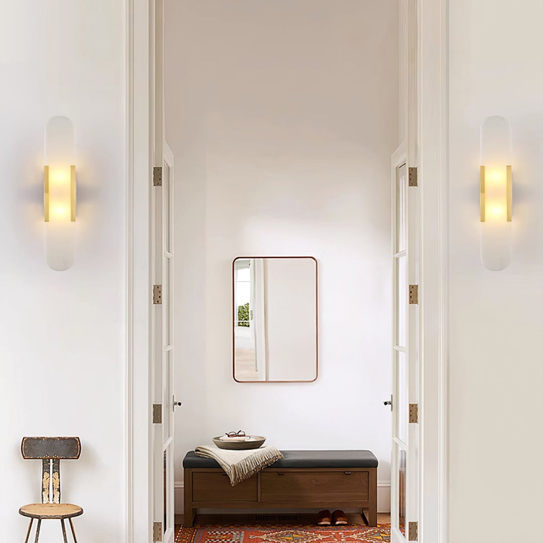 Wall Lamp Melange Elongated Alabaster