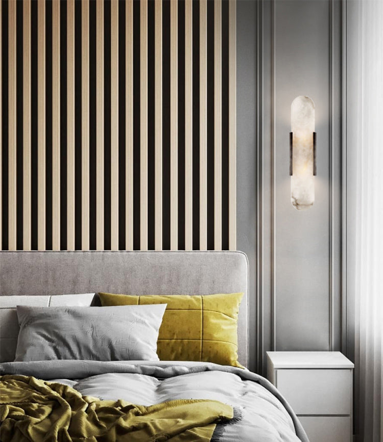 Wall Lamp Melange Elongated Alabaster