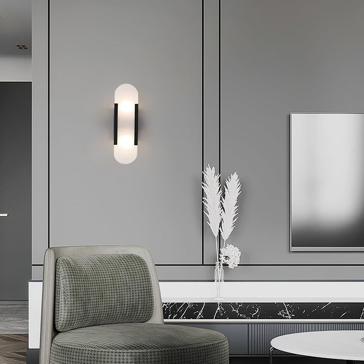 Wall Lamp Melange Elongated Alabaster