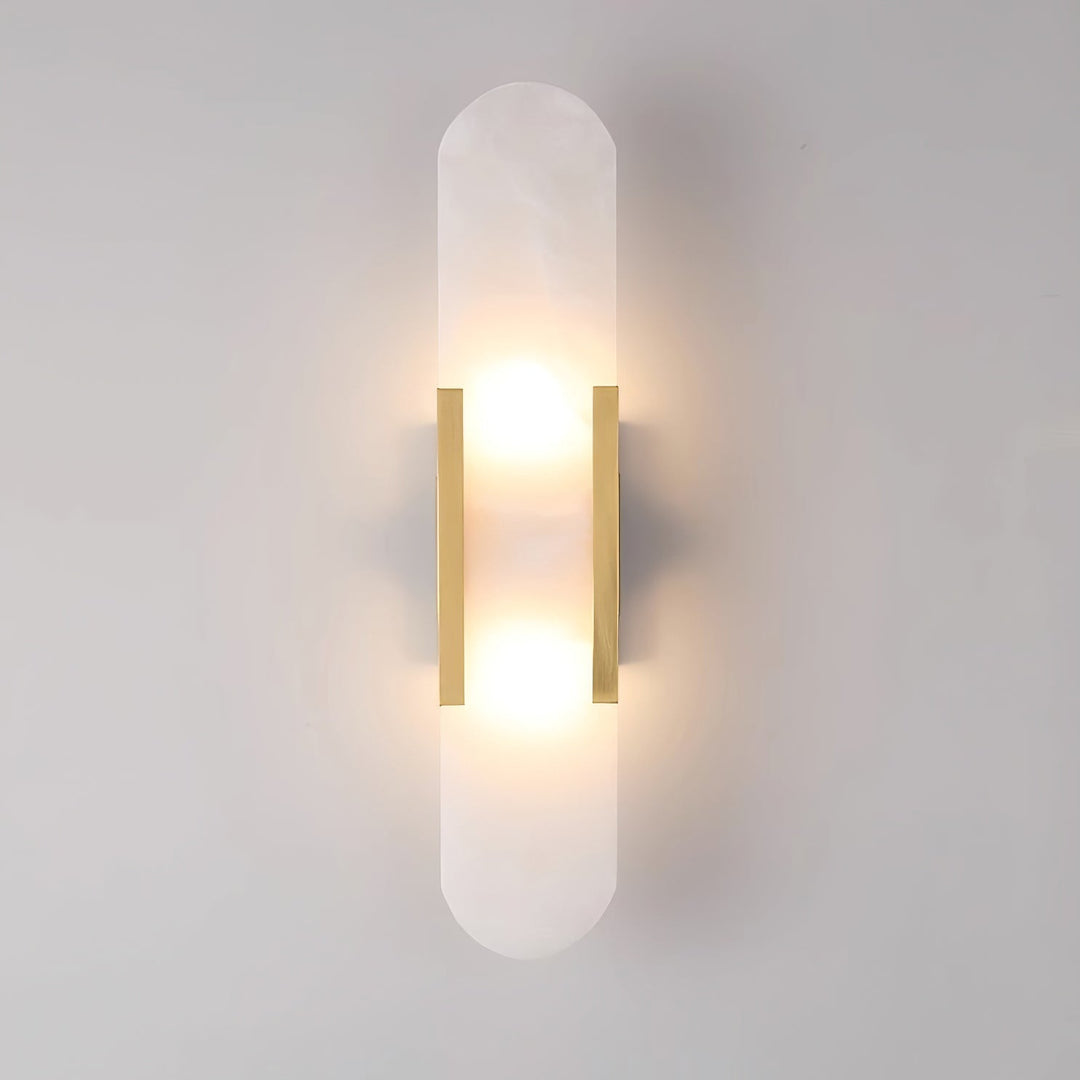 Wall Lamp Melange Elongated Alabaster