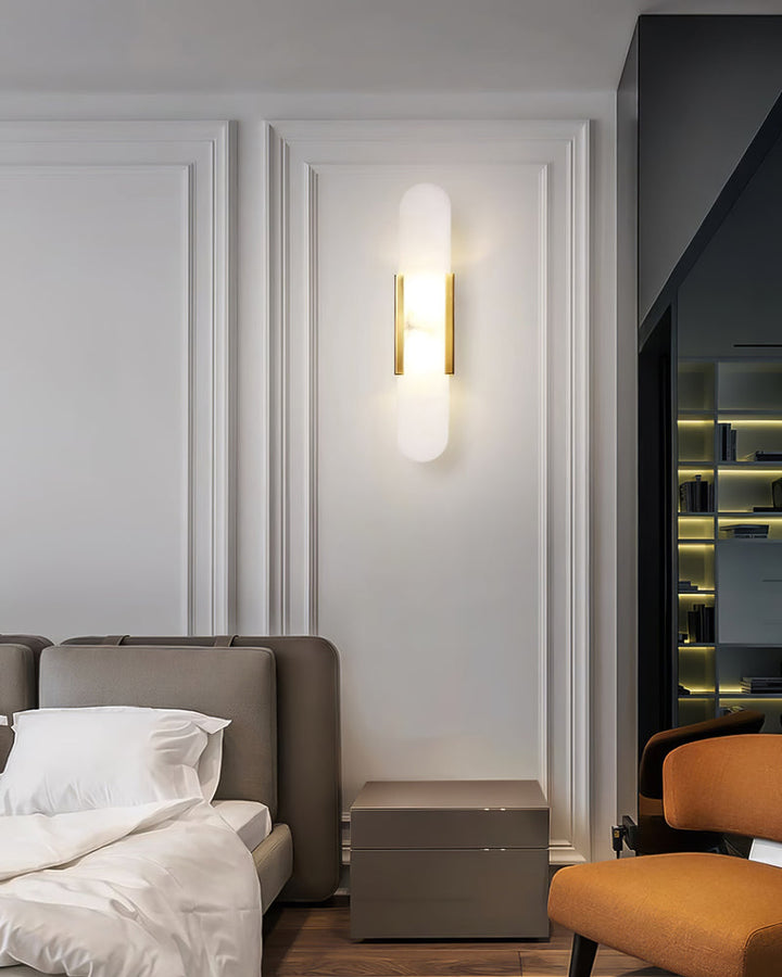 Wall Lamp Melange Elongated Alabaster
