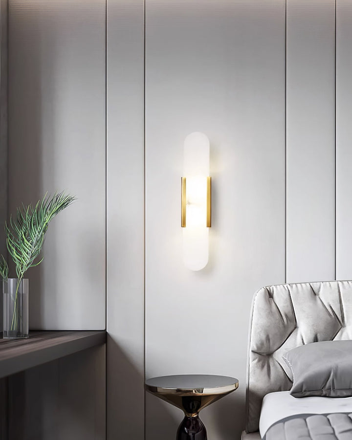 Wall Lamp Melange Elongated Alabaster