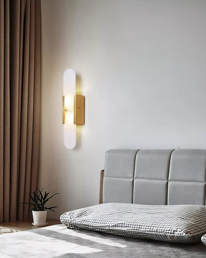 Wall Lamp Melange Elongated Alabaster