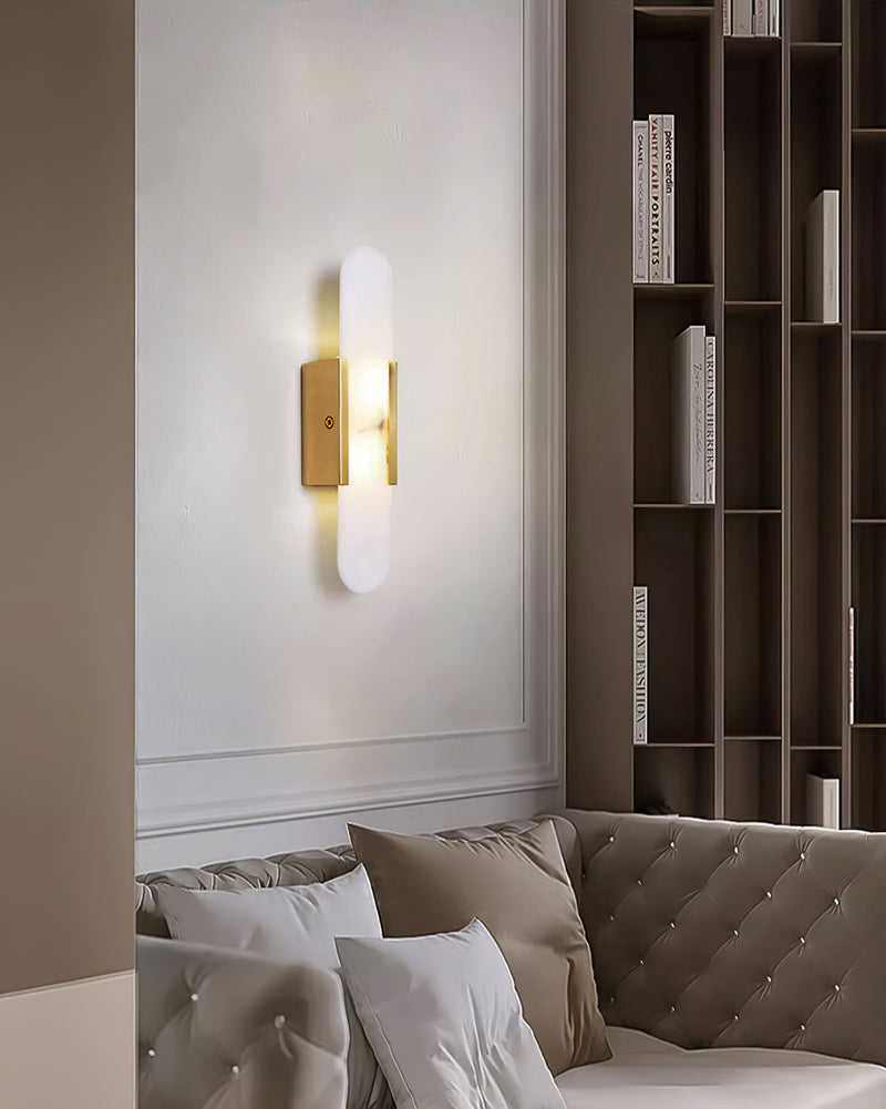 Wall Lamp Melange Elongated Alabaster