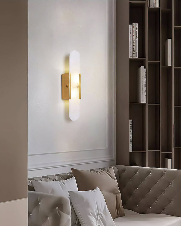 Wall Lamp Melange Elongated Alabaster
