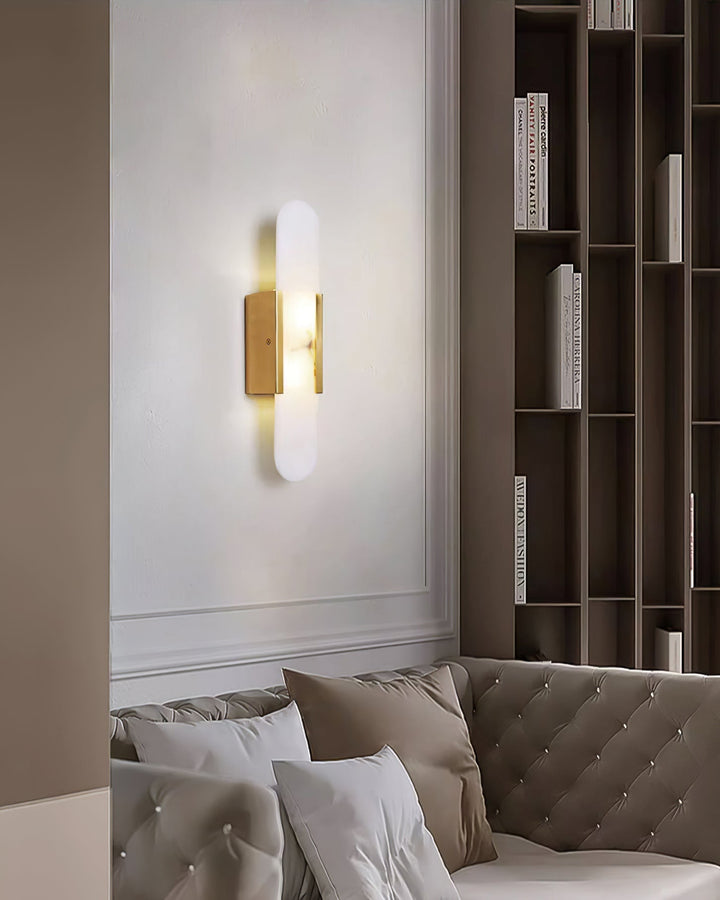 Wall Lamp Melange Elongated Alabaster