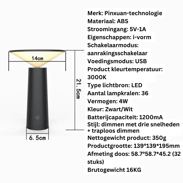 Remoteglo - Wireless Table Lamp
