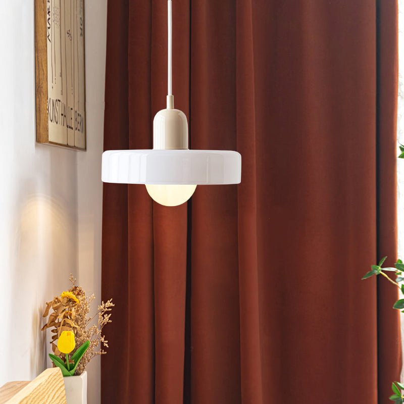 Bauhaus Suspension in Colored Glass