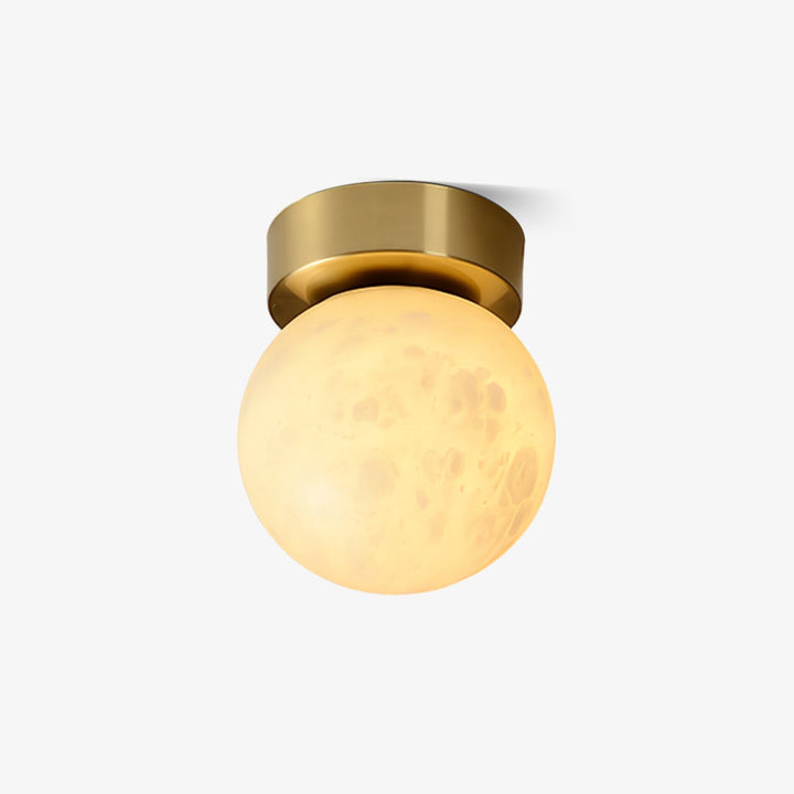 Moon Alabaster Ceiling Lamp