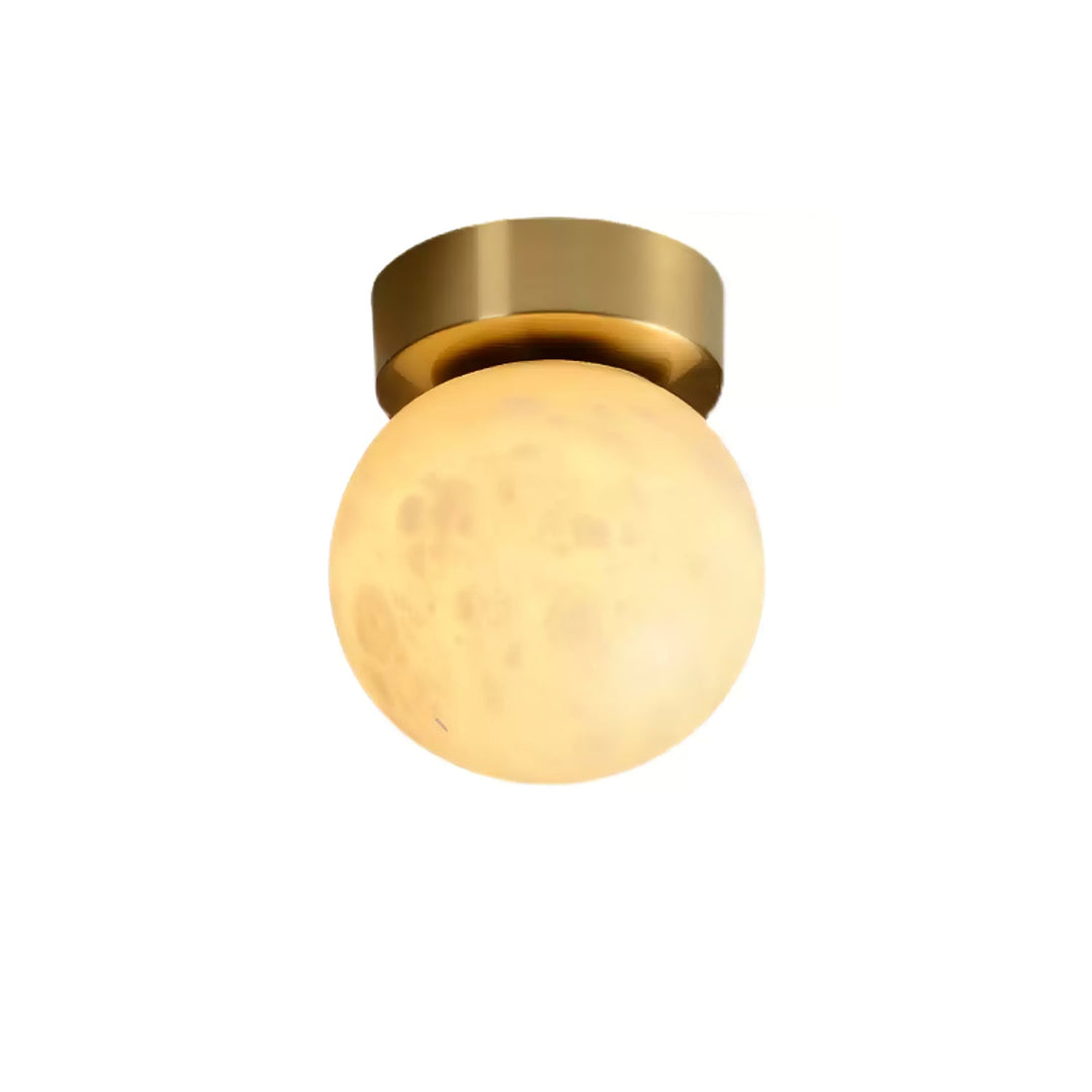 Moon Alabaster Ceiling Lamp