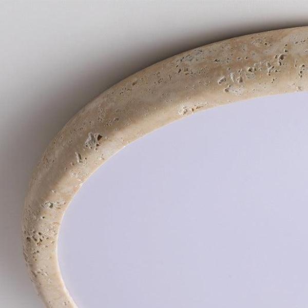 Natural Stone LED Ceiling Lamp