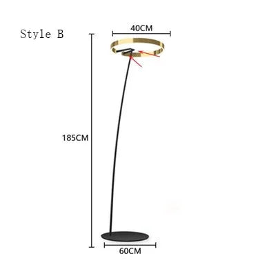 Scandinavian LED design floor lamp
