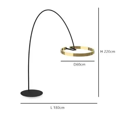 Scandinavian LED design floor lamp