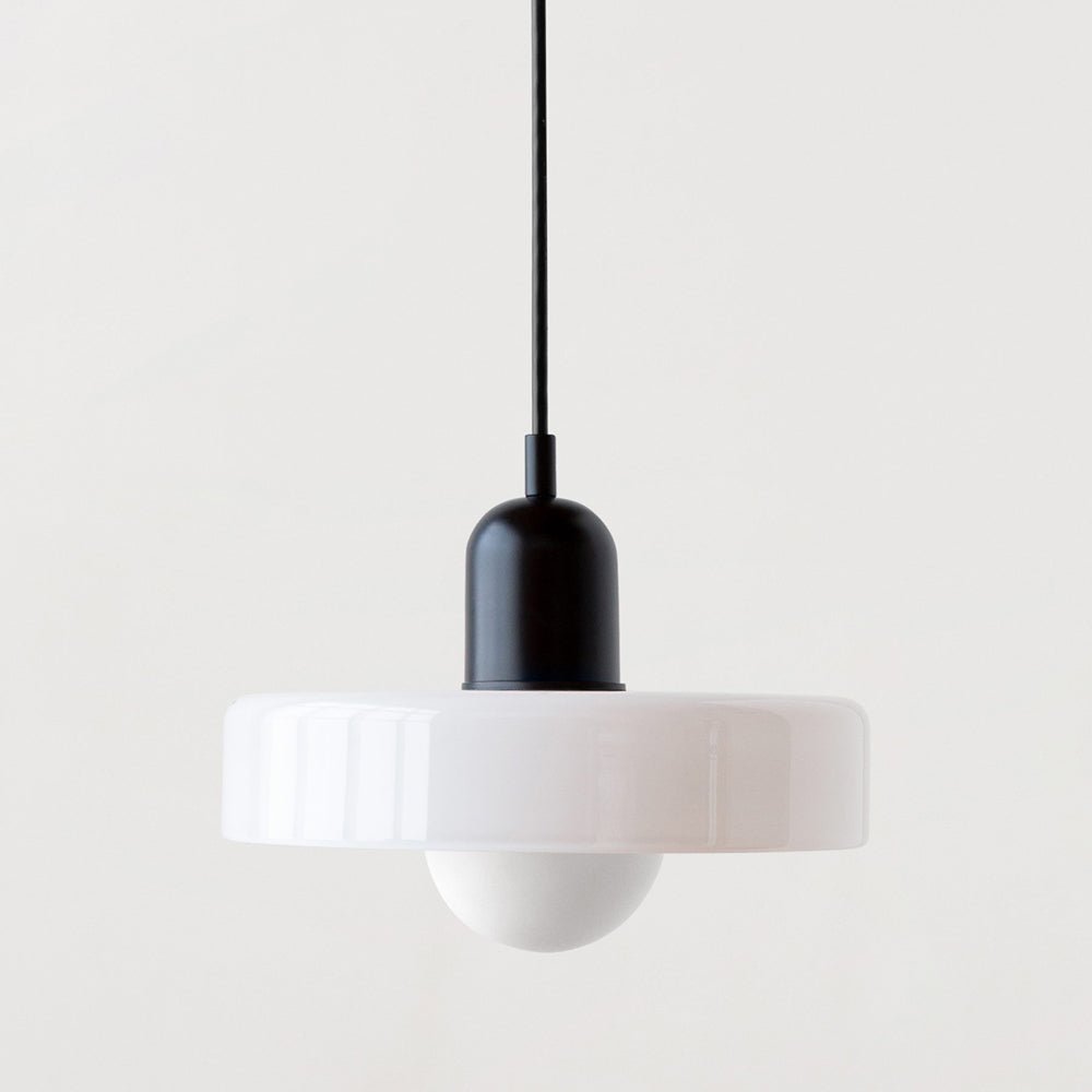 Bauhaus Suspension in Colored Glass
