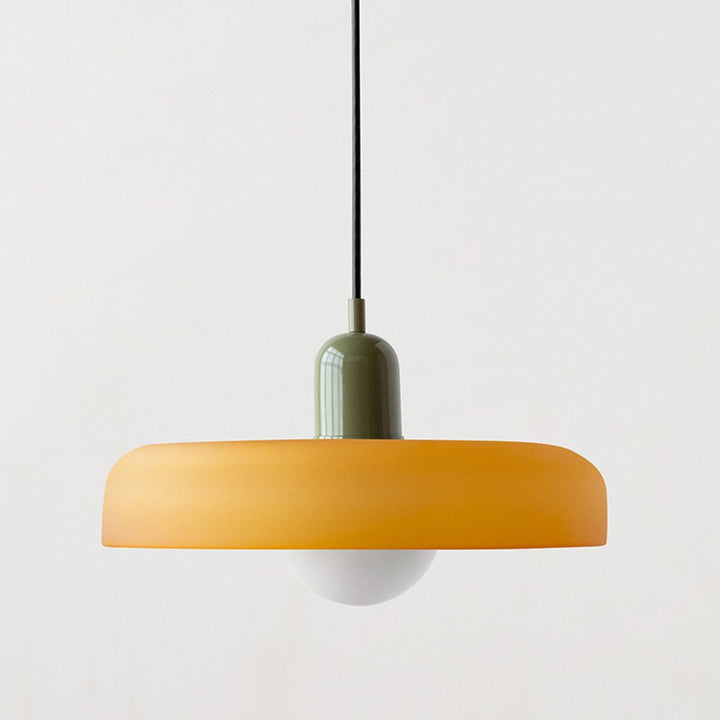 Bauhaus Suspension in Colored Glass