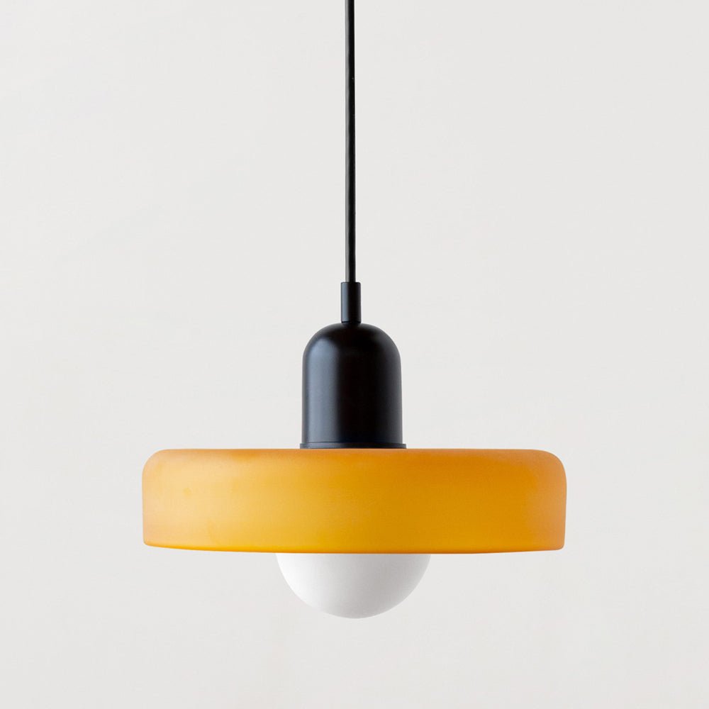Bauhaus Suspension in Colored Glass