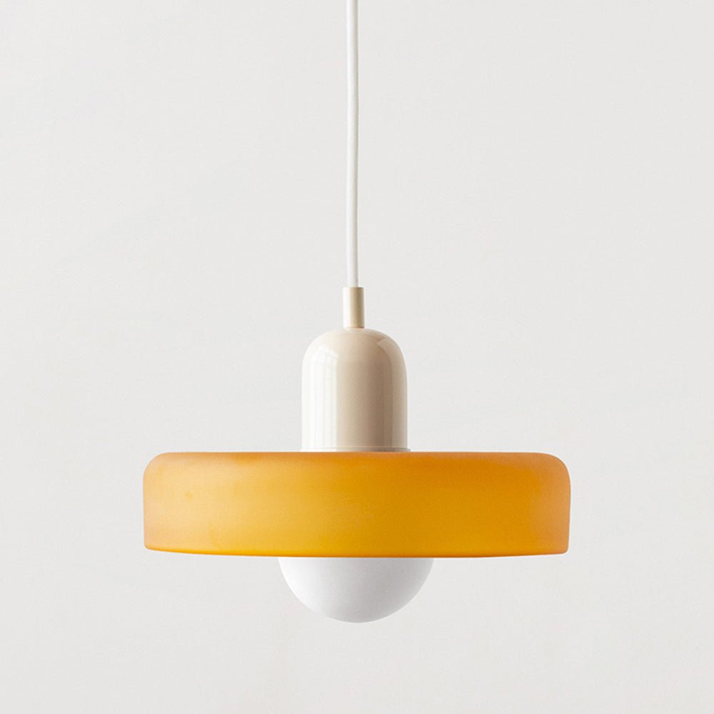 Bauhaus Suspension in Colored Glass
