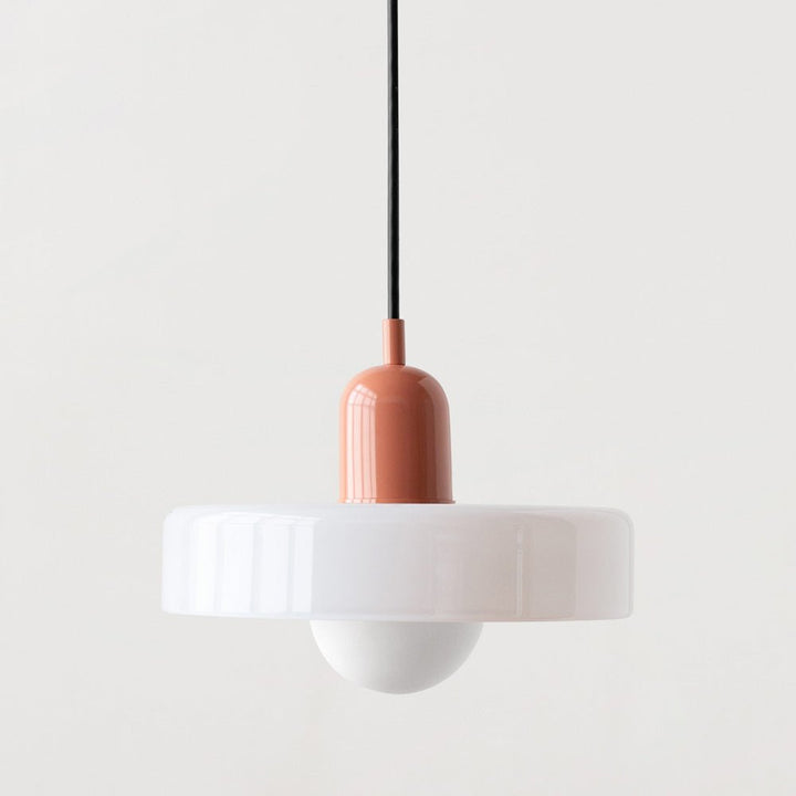 Bauhaus Suspension in Colored Glass