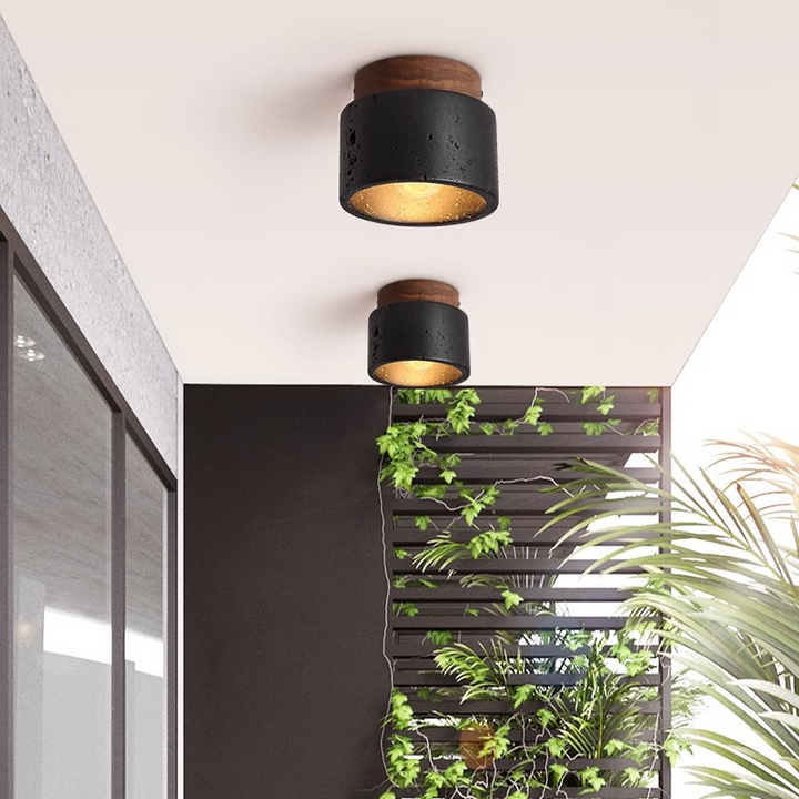 Stone Ceiling Lamp Ascend