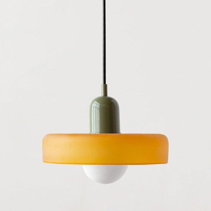 Bauhaus Suspension in Colored Glass