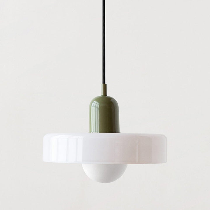 Bauhaus Suspension in Colored Glass