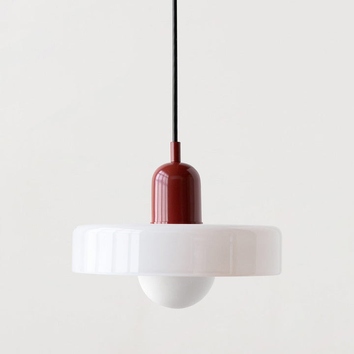Bauhaus Suspension in Colored Glass
