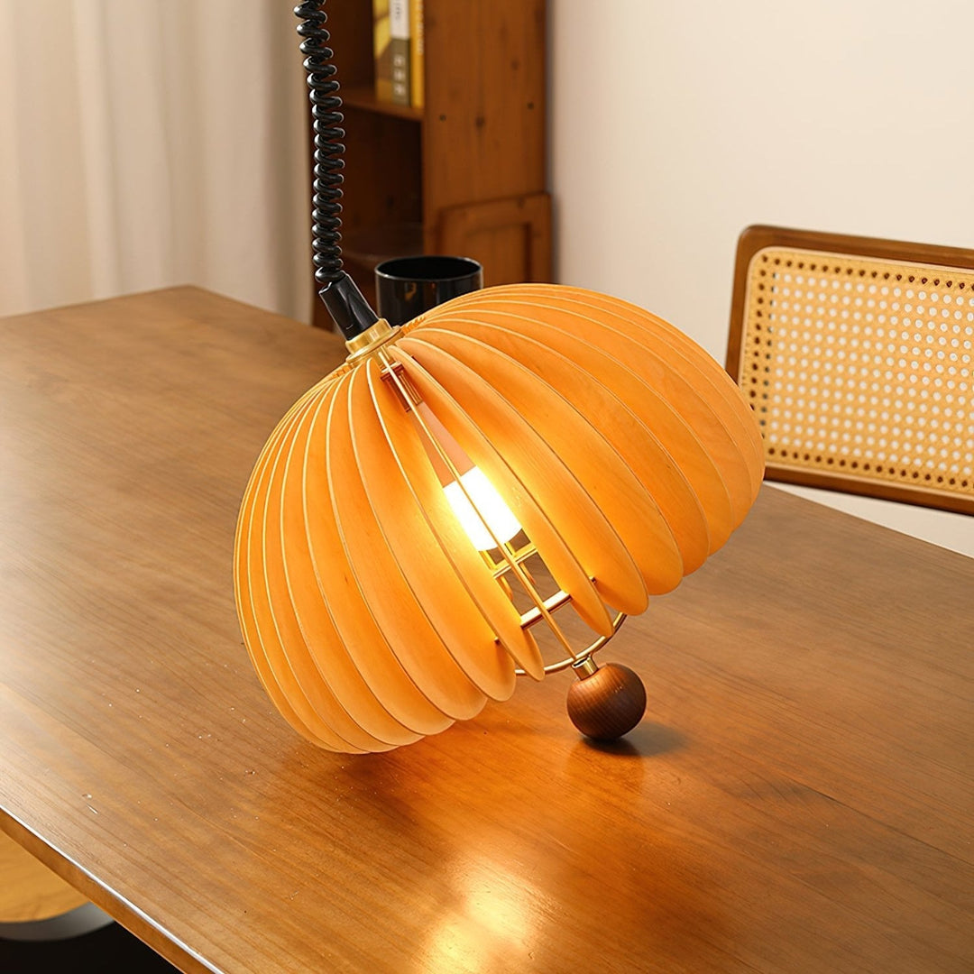 Adjustable Pumpkin Pendant Light