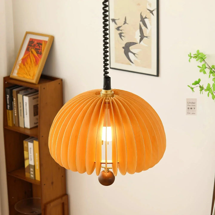 Adjustable Pumpkin Pendant Light