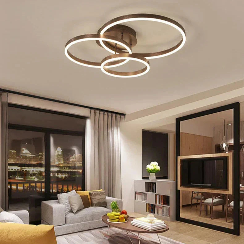 Elegant Ring Ceiling Fixture