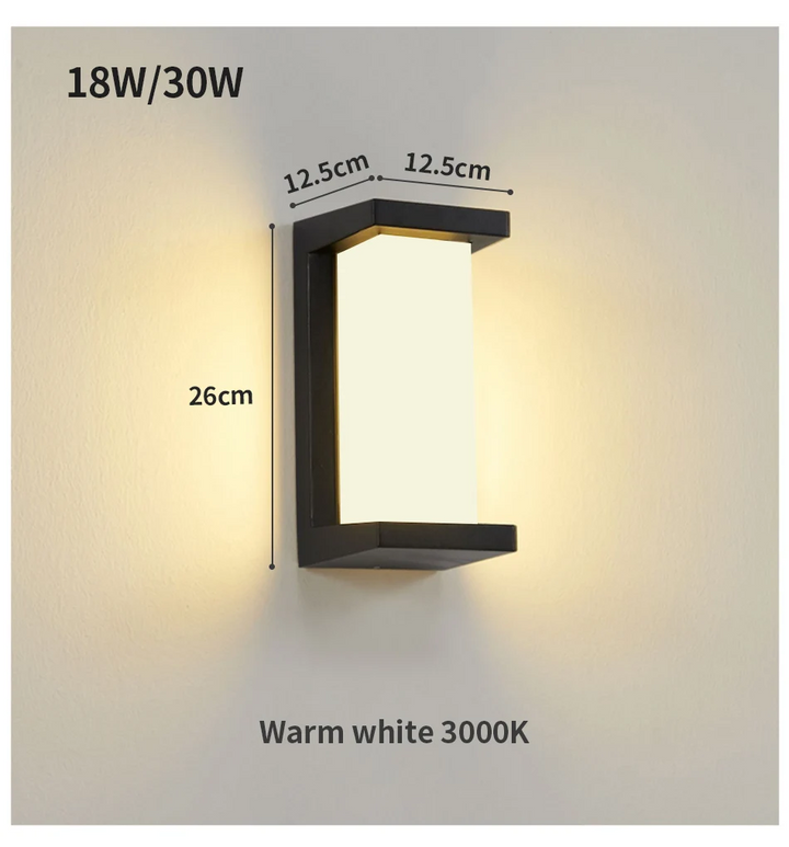 Wall lamp with motion sensor