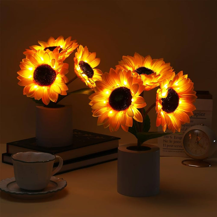 Sparkling Sunflower Lamp
