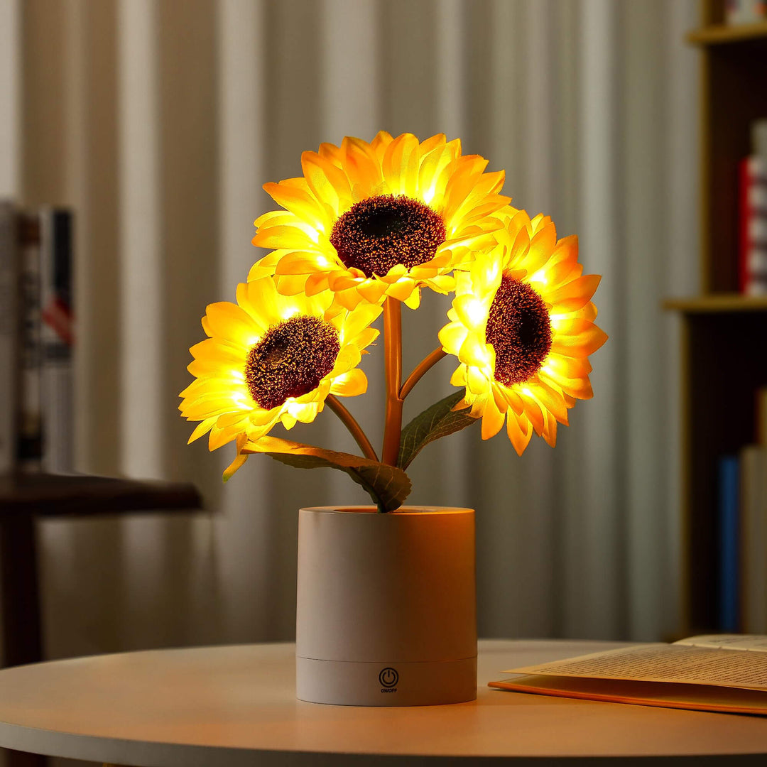 Sparkling Sunflower Lamp