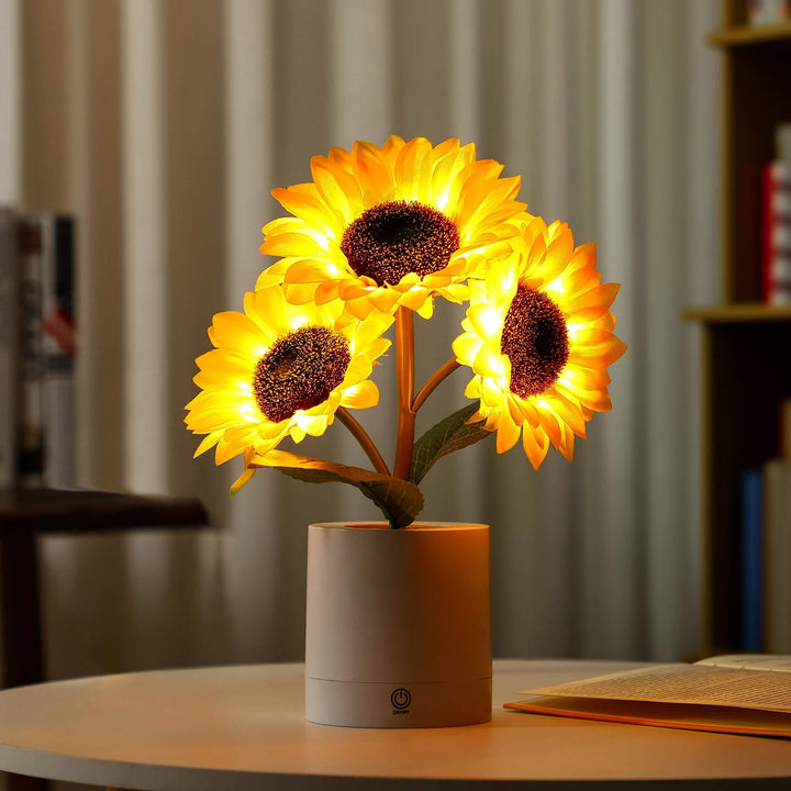 Sparkling Sunflower Lamp