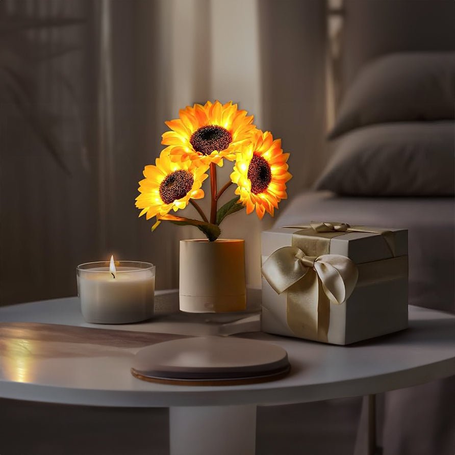 Sparkling Sunflower Lamp