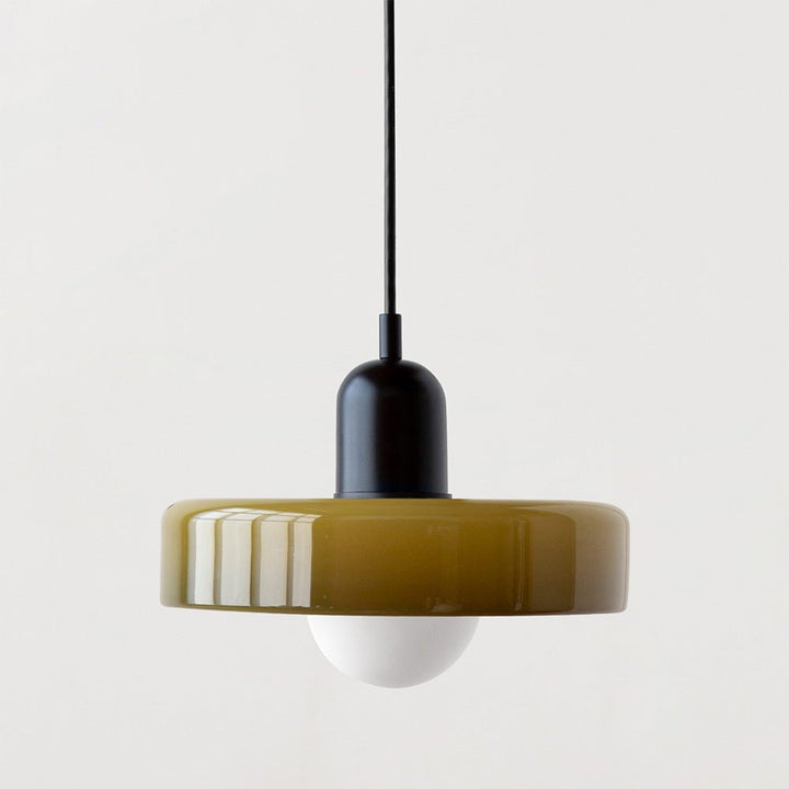 Bauhaus Suspension in Colored Glass