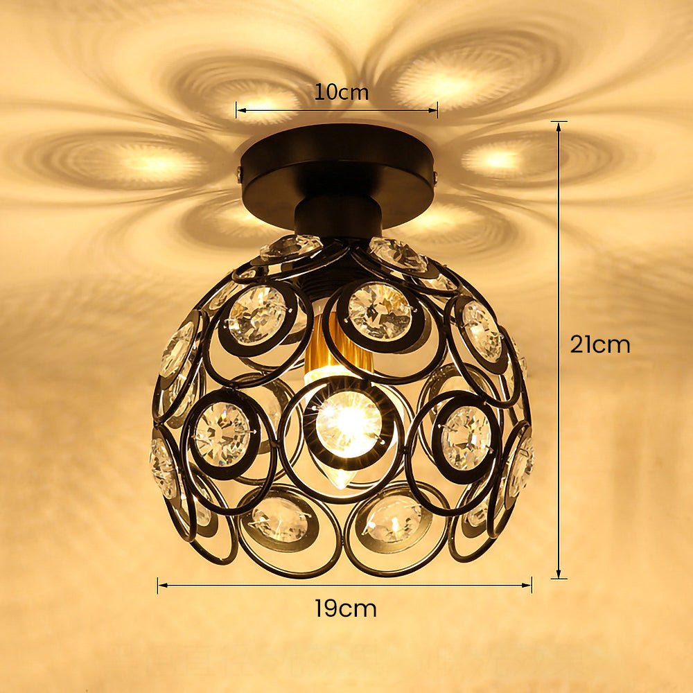 Beautiful Golden Luxury Ball Hall Ceiling Lamp
