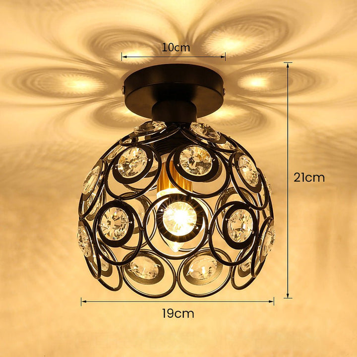 Beautiful Golden Luxury Ball Hall Ceiling Lamp