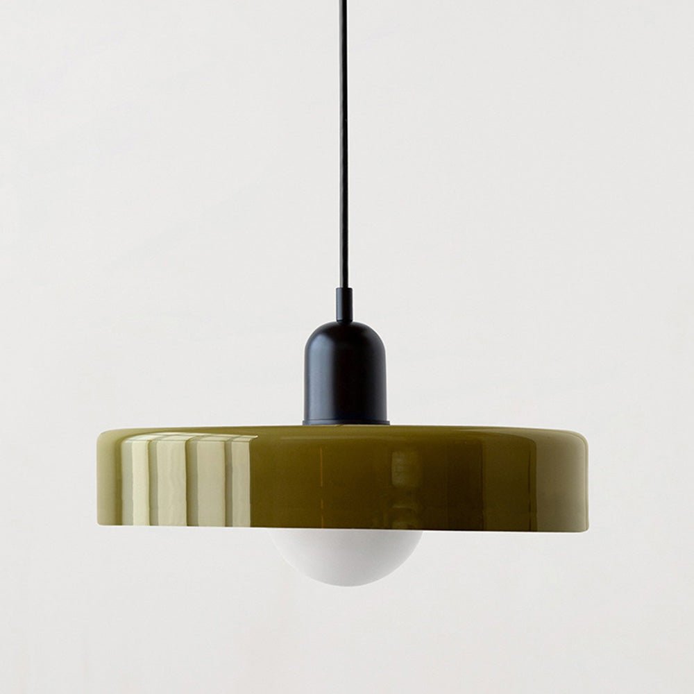 Bauhaus Suspension in Colored Glass