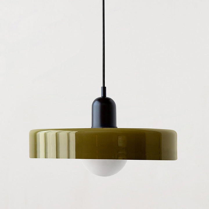 Bauhaus Suspension in Colored Glass